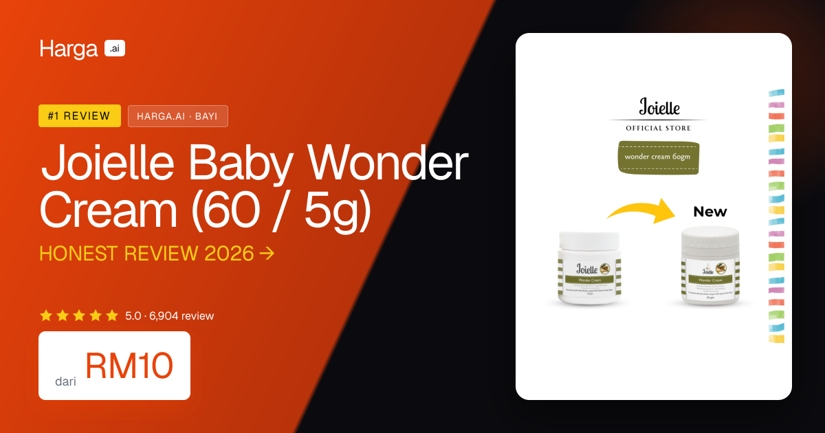 Joielle Baby Wonder Cream (60 / 5g) review