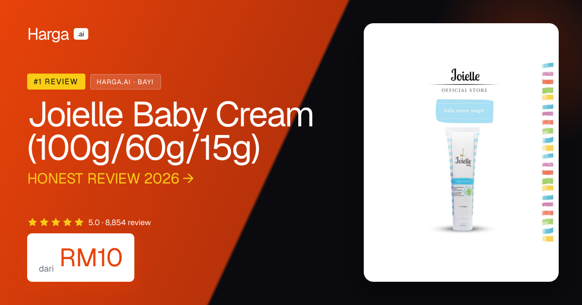 Joielle Baby Cream  (100g/60g/15g) review