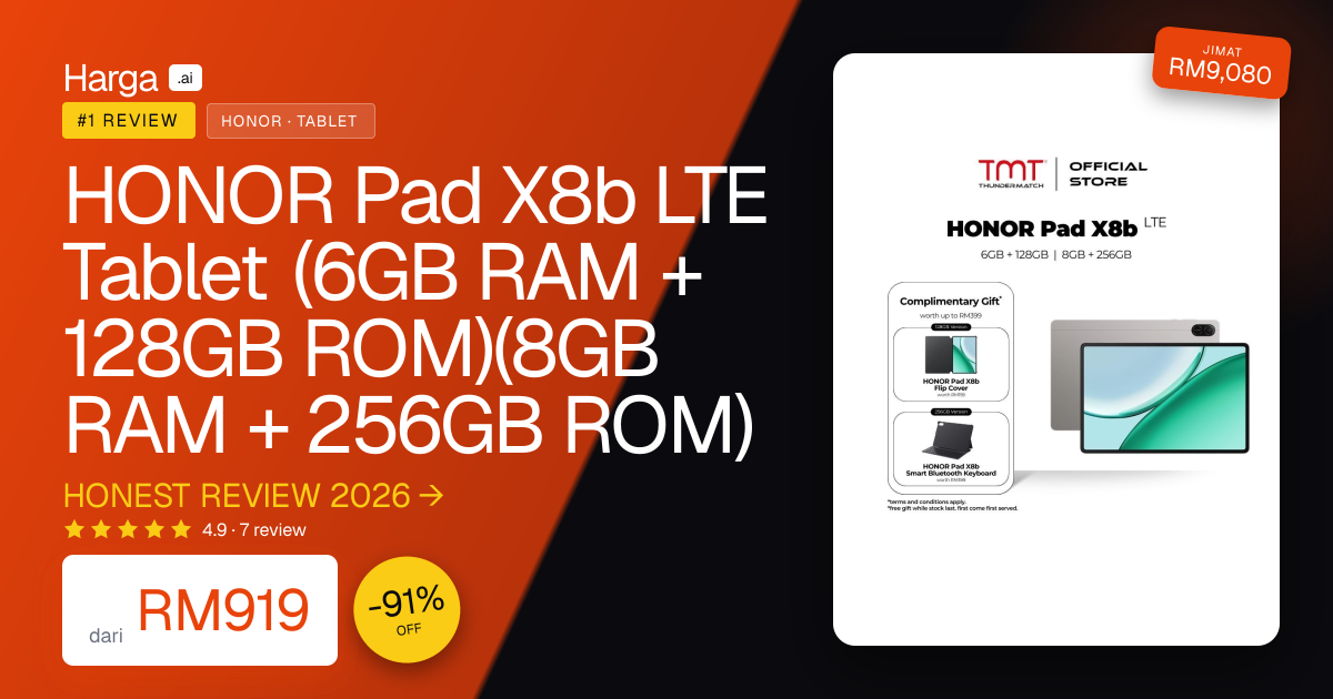 HONOR Pad X8b LTE Tablet (6GB RAM + 128GB ROM)(8GB RAM + 256GB ROM) review
