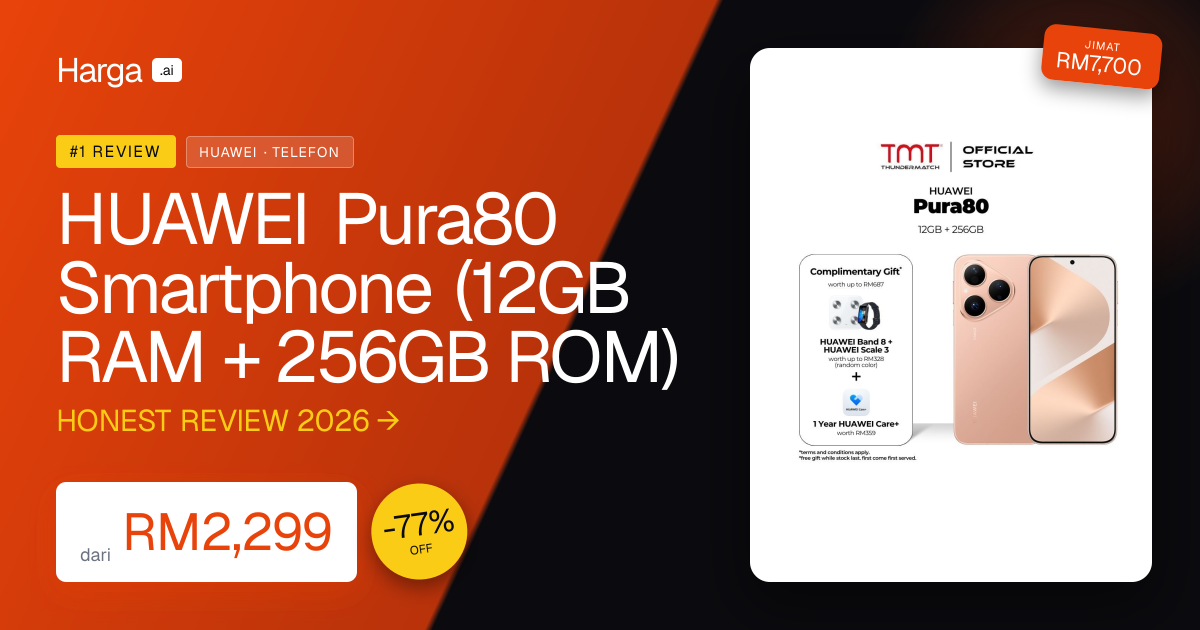 HUAWEI Pura80 Smartphone (12GB RAM + 256GB ROM) review