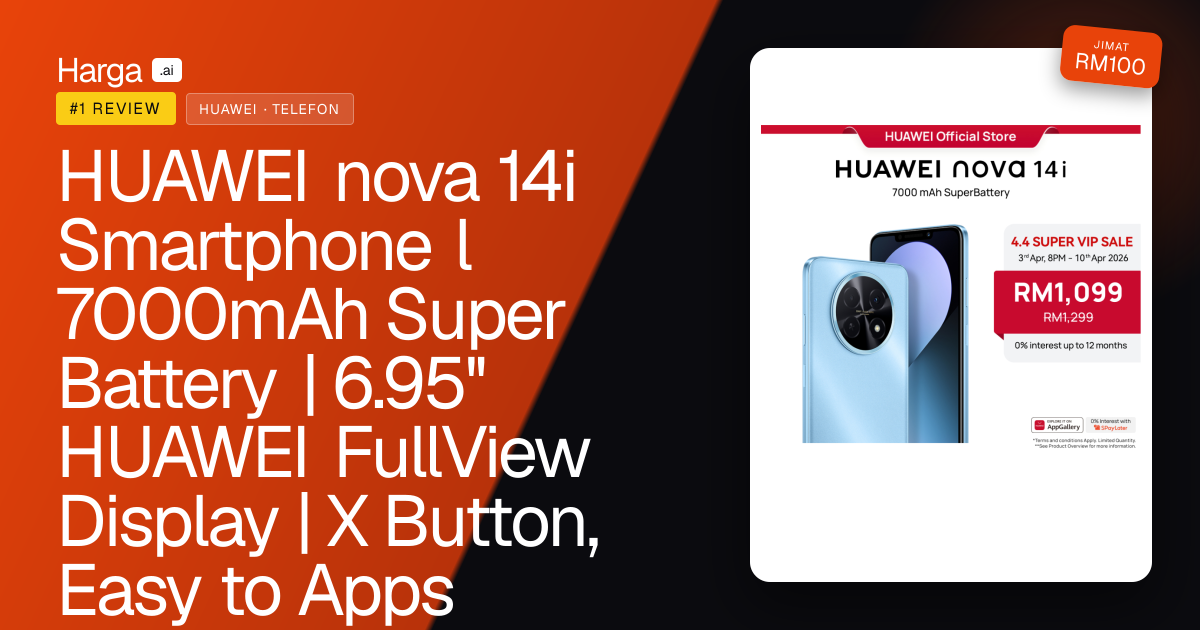 HUAWEI nova 14i Smartphone l 7000mAh Super Battery | 6.95'' HUAWEI FullView Display | X Button, Easy to Apps review