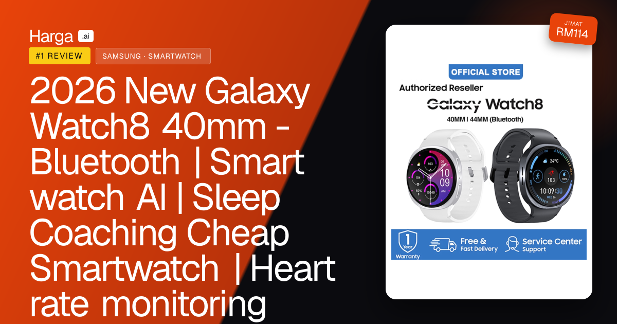 2026 New Galaxy Watch8 40mm - Bluetooth | Smart watch AI | Sleep Coaching Cheap Smartwatch | Heart rate monitoring review