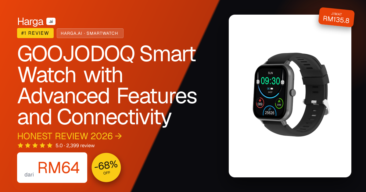 GOOJODOQ Smart Watch with Advanced Features and Connectivity review