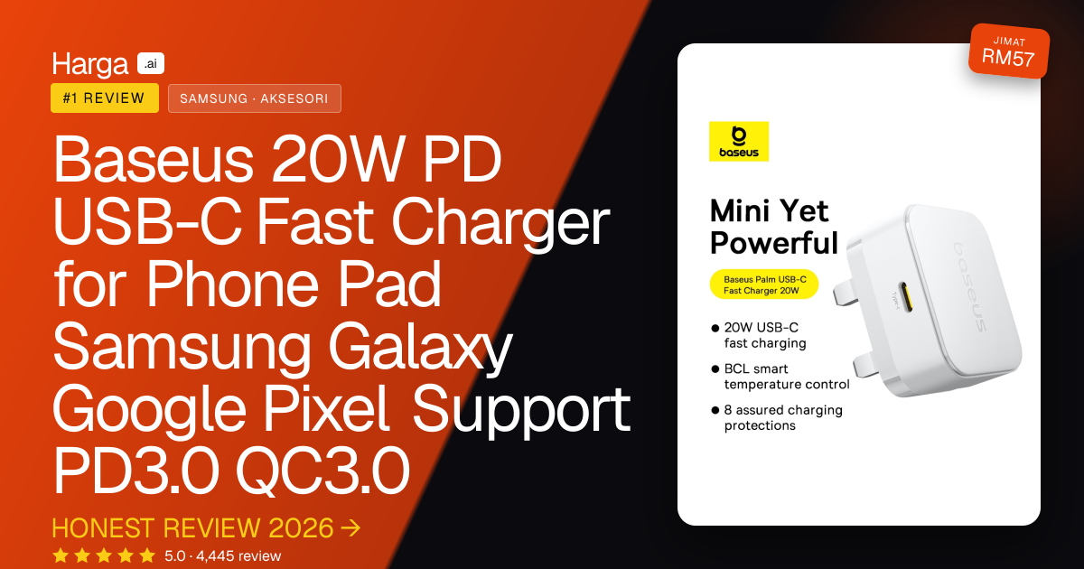 Baseus 20W PD USB-C Fast Charger for Phone Pad Samsung Galaxy Google Pixel Support PD3.0 QC3.0 review