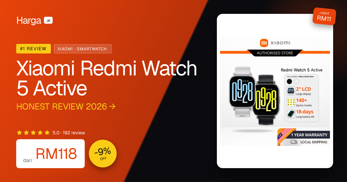 Xiaomi Redmi Watch 5 Active review