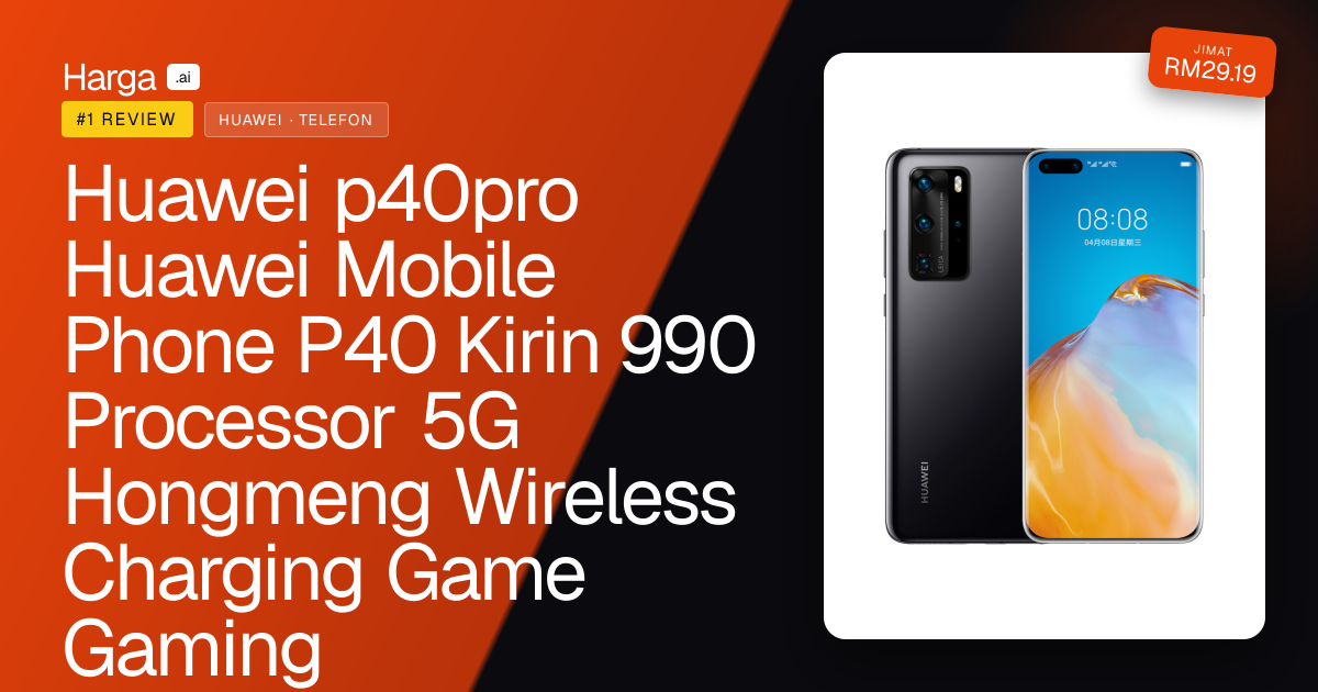 Huawei p40pro Huawei Mobile Phone P40 Kirin 990 Processor 5G Hongmeng Wireless Charging Game Gaming review