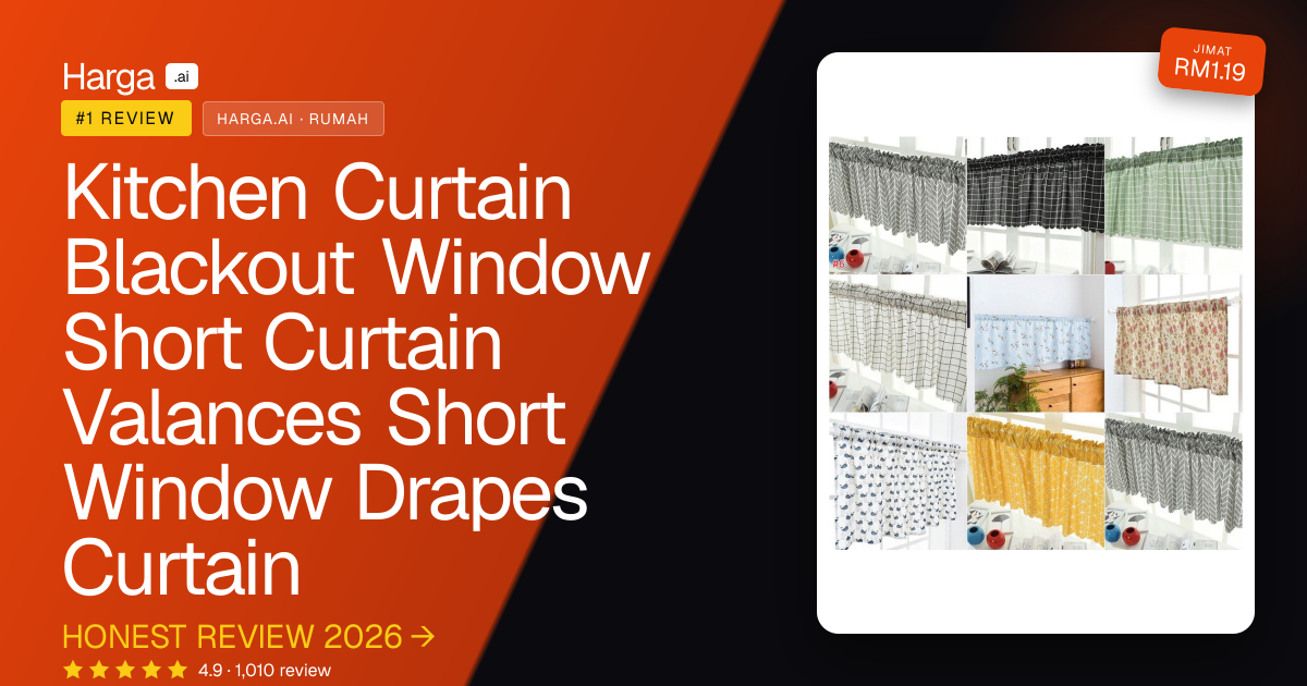 Kitchen Curtain  Blackout Window Short Curtain Valances Short Window Drapes Curtain review