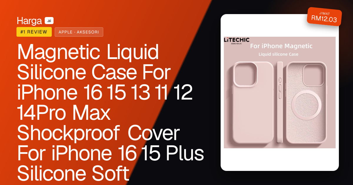 Magnetic Liquid Silicone Case For iPhone 16 15 13 11 12 14Pro Max Shockproof Cover For iPhone 16 15 Plus Silicone Soft review