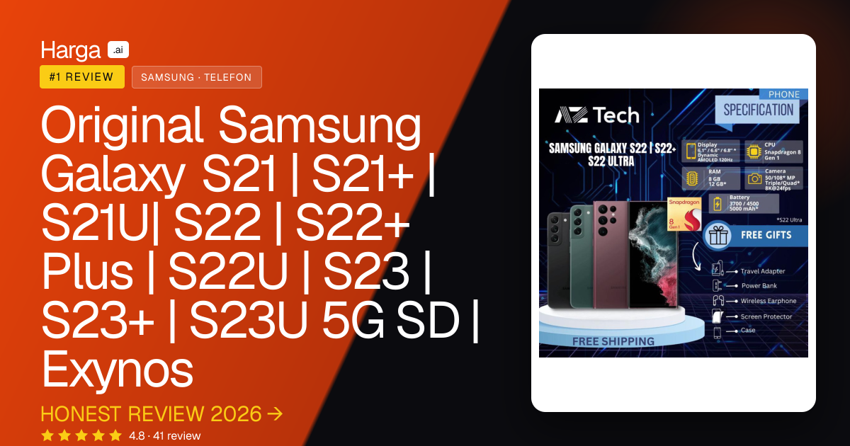 Original Samsung Galaxy S21 | S21+ | S21U| S22 | S22+ Plus | S22U | S23 | S23+ | S23U 5G SD | Exynos review