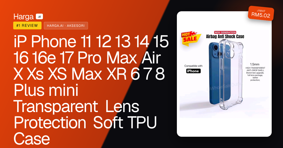 iP Phone 11 12 13 14 15 16 16e 17 Pro Max Air X Xs XS Max XR 6 7 8 Plus mini Transparent Lens Protection Soft TPU Case review