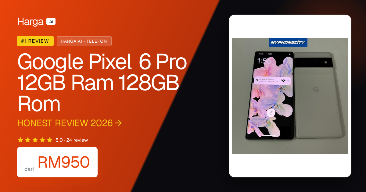 Google Pixel 6 Pro 12GB Ram 128GB Rom review