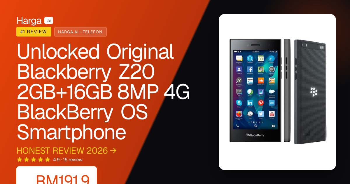 Unlocked Original Blackberry Z20  2GB+16GB 8MP 4G BlackBerry OS Smartphone review