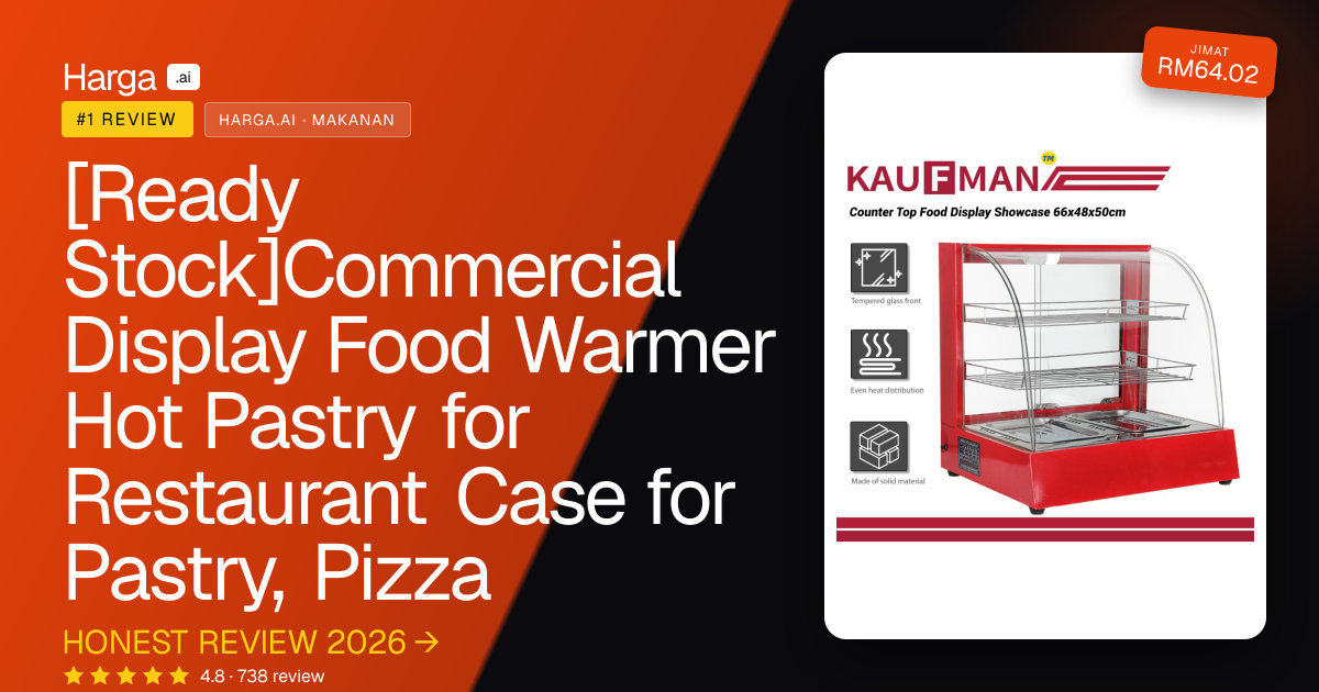 [Ready Stock]Commercial Display Food Warmer Hot Pastry for Restaurant Case for Pastry, Pizza review