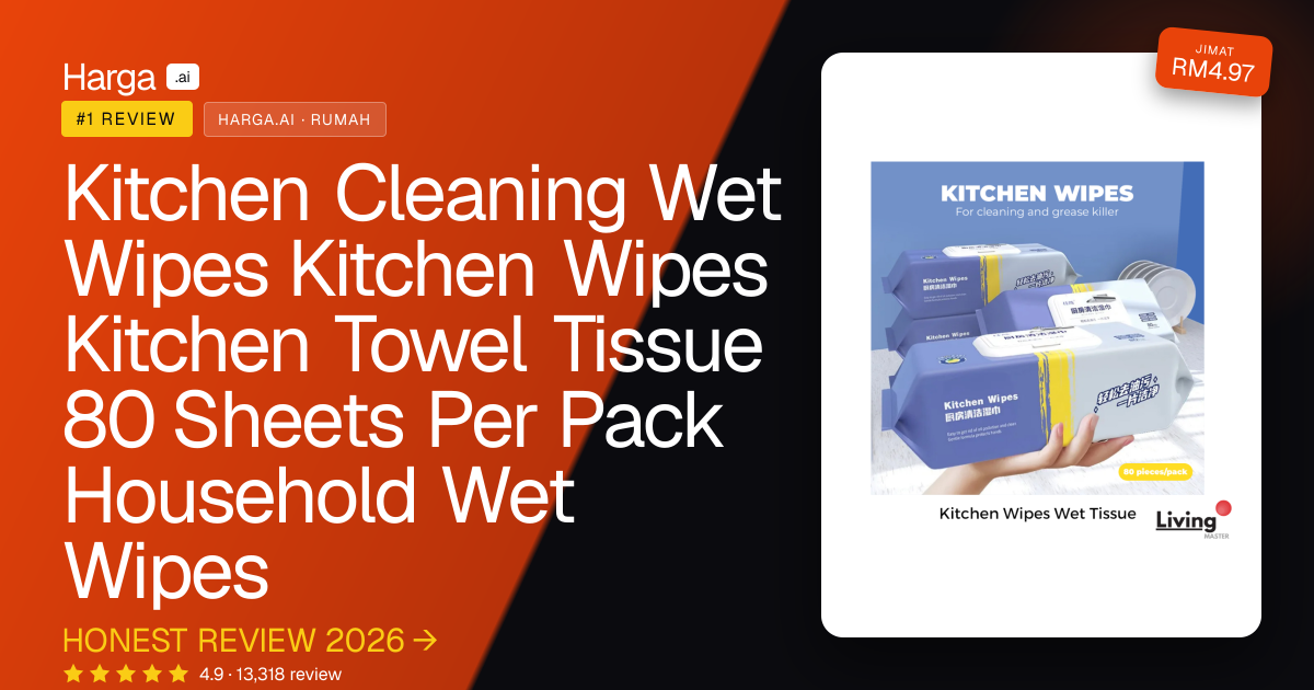Kitchen Cleaning Wet Wipes Kitchen Wipes Kitchen Towel Tissue 80 Sheets Per Pack Household Wet Wipes review