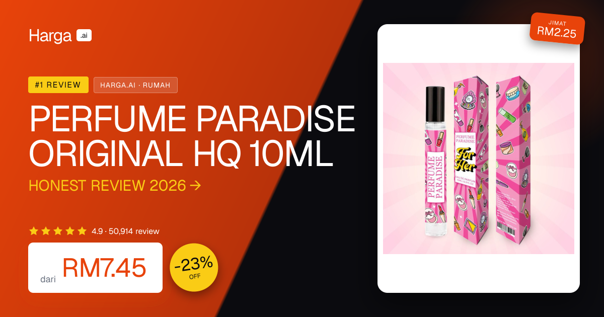 PERFUME PARADISE ORIGINAL HQ 10ML review
