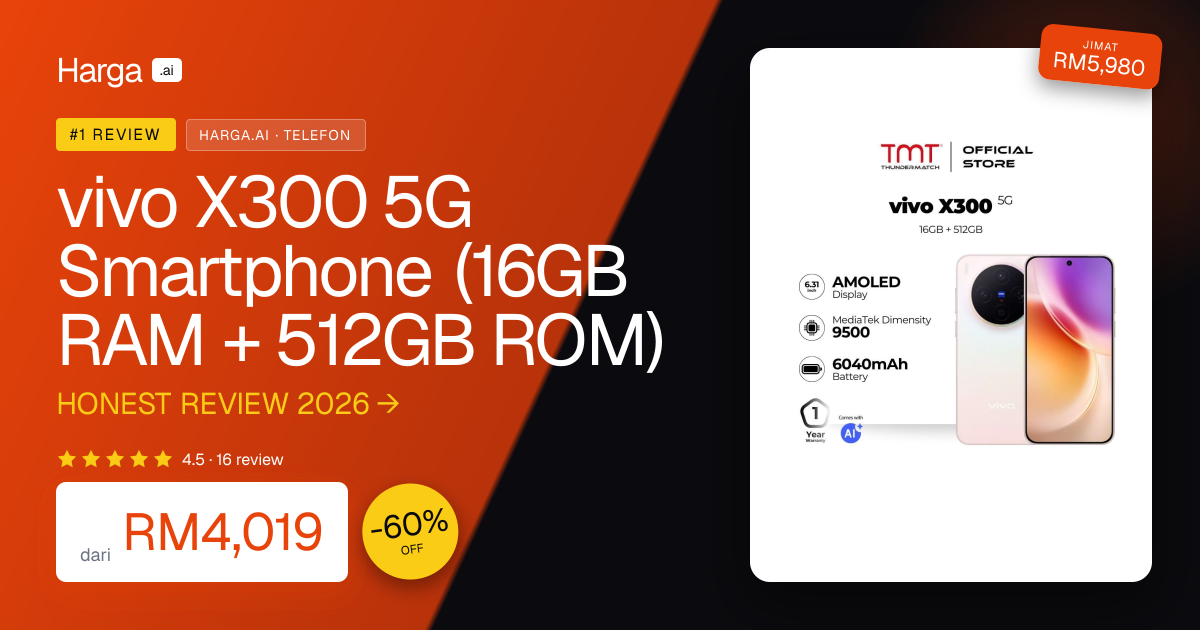 vivo X300 5G Smartphone (16GB RAM + 512GB ROM) review