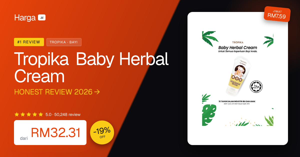 Tropika Baby Herbal Cream review