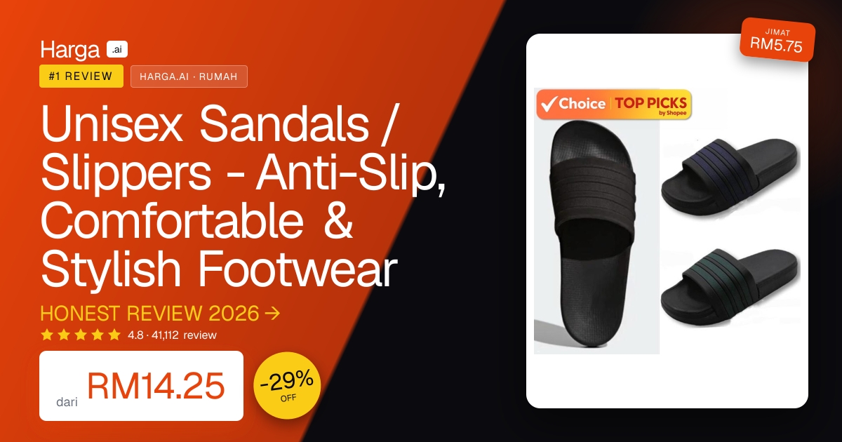 Unisex Sandals / Slippers - Anti-Slip, Comfortable & Stylish Footwear review