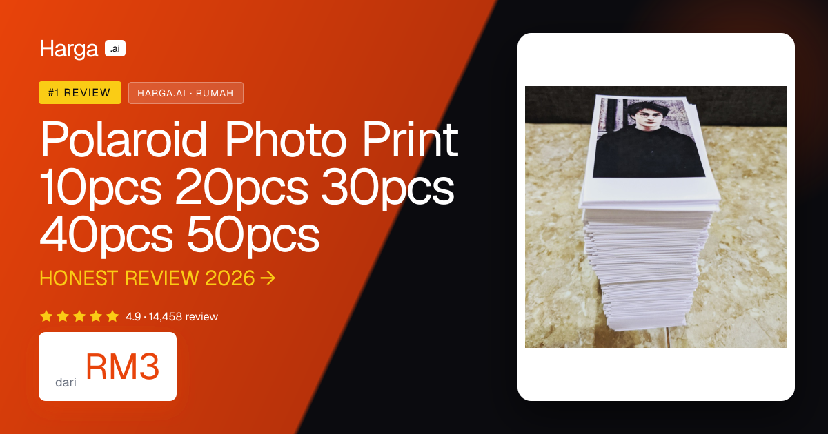 Polaroid Photo Print 10pcs 20pcs 30pcs 40pcs 50pcs review