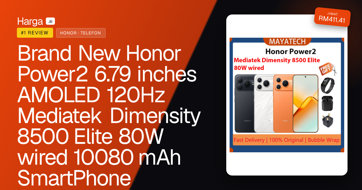 Brand New Honor Power2 6.79 inches AMOLED 120Hz Mediatek Dimensity 8500 Elite 80W wired 10080 mAh SmartPhone review