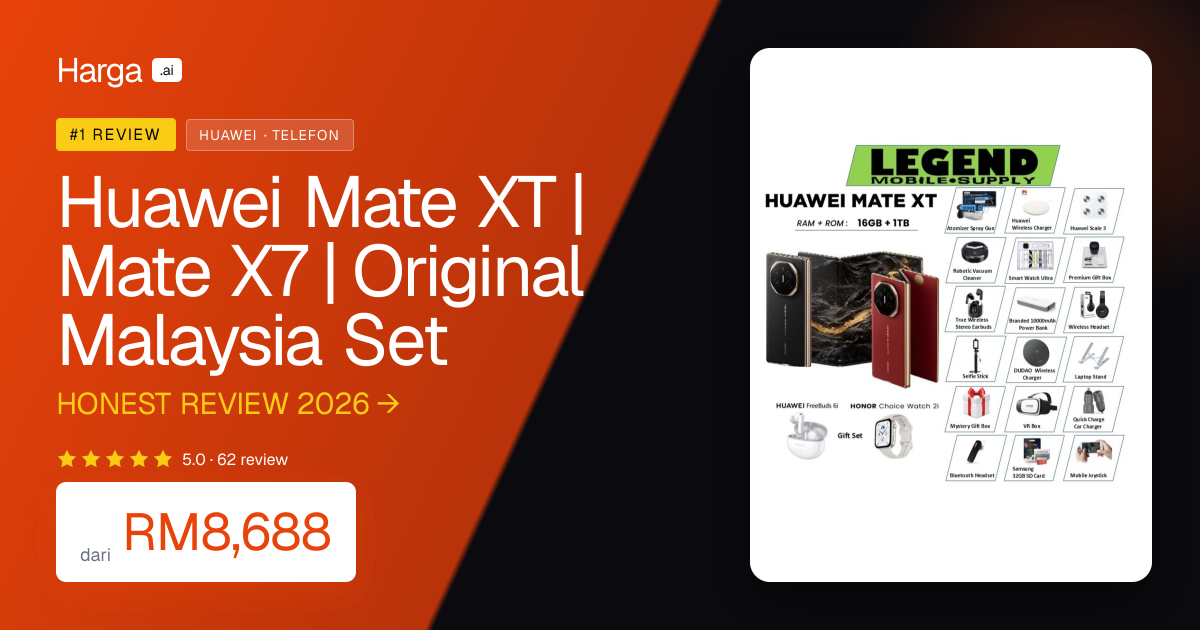 Huawei Mate XT | Mate X7 | Original Malaysia Set review