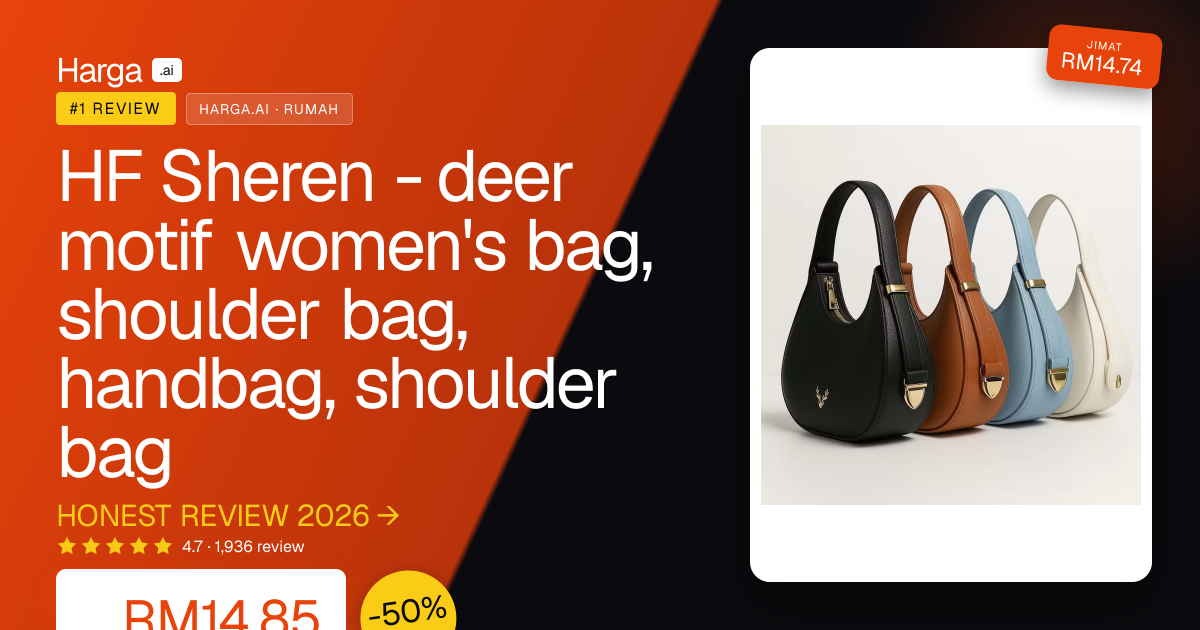 HF Sheren - deer motif women's bag, shoulder bag, handbag, shoulder bag review