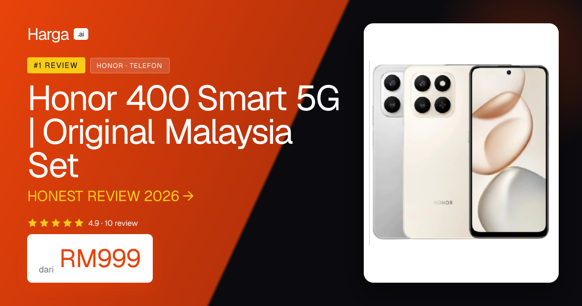 Honor 400 Smart 5G | Original Malaysia Set review