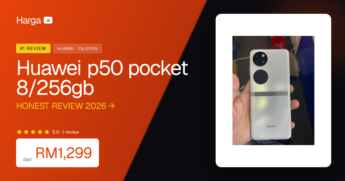 Huawei p50 pocket 8/256gb review