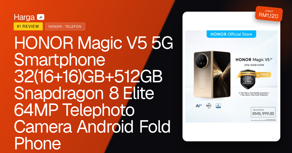 HONOR Magic V5 5G Smartphone 32(16+16)GB+512GB Snapdragon 8 Elite 64MP Telephoto Camera Android Fold Phone review