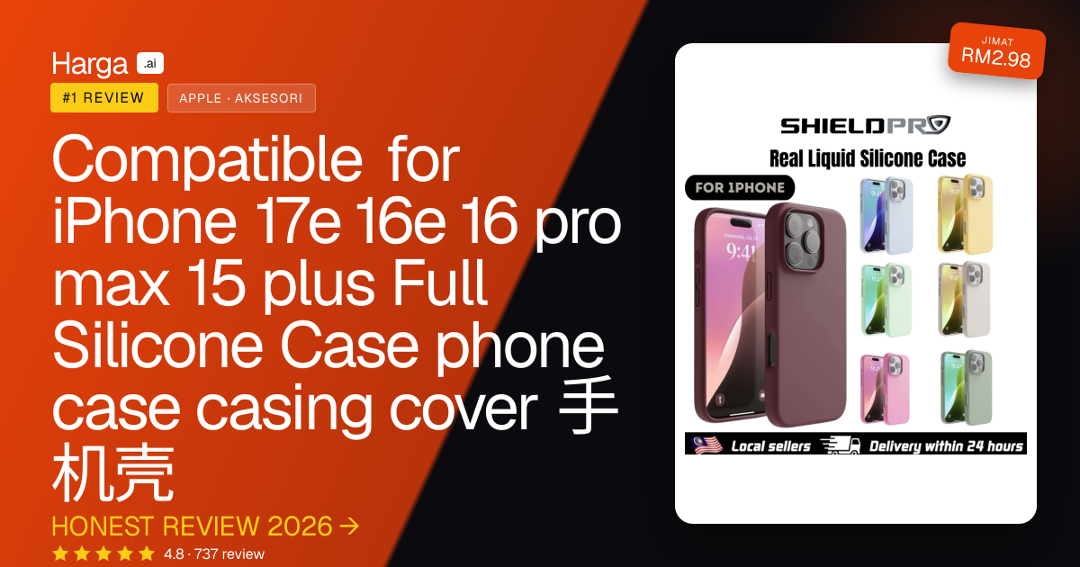 Compatible for iPhone 17e 16e 16 pro max 15 plus Full Silicone Case phone case casing cover 手机壳 review