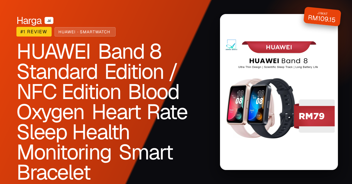 HUAWEI Band 8 Standard Edition /NFC Edition Blood Oxygen Heart Rate Sleep Health Monitoring Smart Bracelet review
